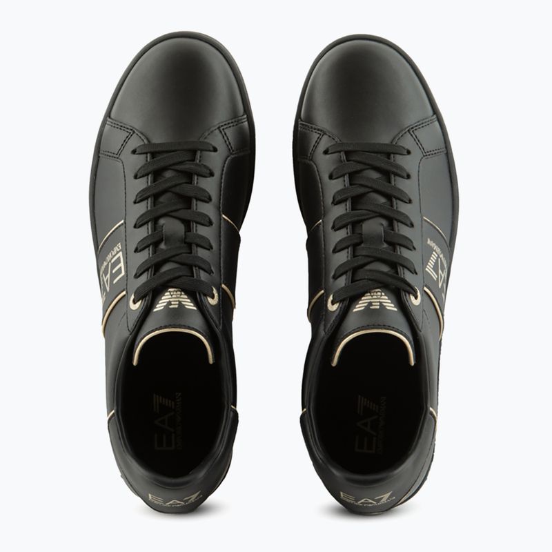 Παπούτσια EA7 Emporio Armani Classic Logo triple black/ gold 11