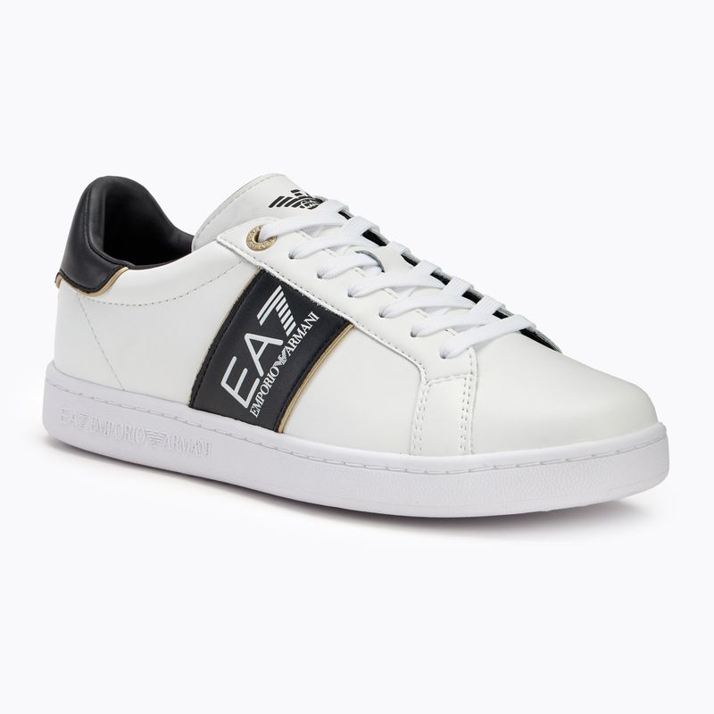 Παπούτσια EA7 Emporio Armani Classic Logo white/ black/ gold