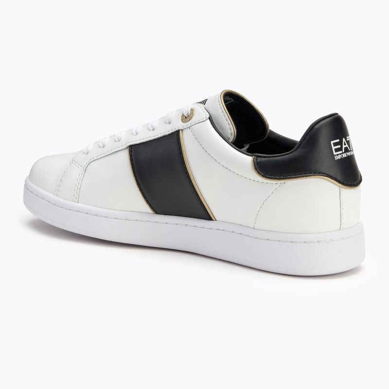 Παπούτσια EA7 Emporio Armani Classic Logo white/ black/ gold 3