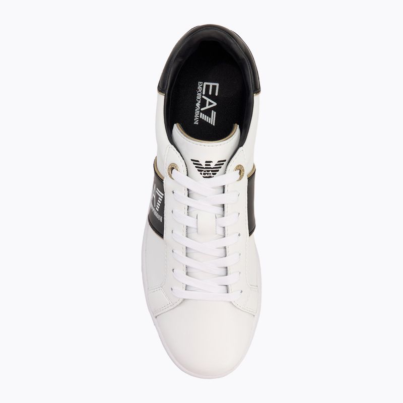 Παπούτσια EA7 Emporio Armani Classic Logo white/ black/ gold 5