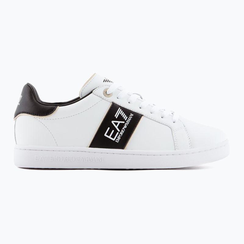 Παπούτσια EA7 Emporio Armani Classic Logo white/ black/ gold 9