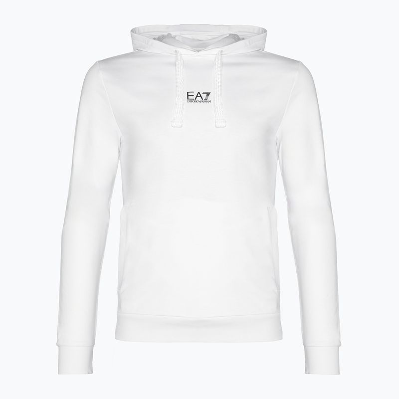 Ανδρική φόρμα EA7 Emporio Armani Train Core ID Hoodie Coft white/black 3