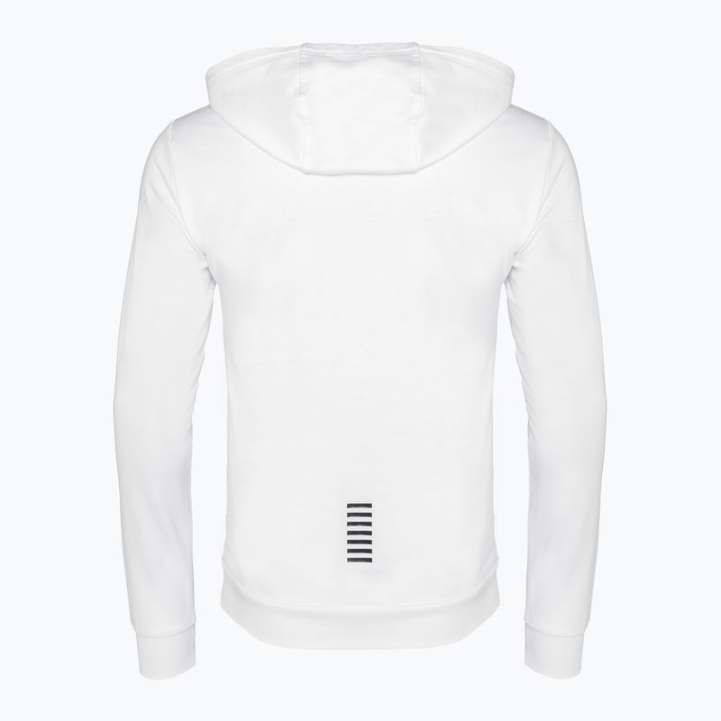 Ανδρική φόρμα EA7 Emporio Armani Train Core ID Hoodie Coft white/black 4