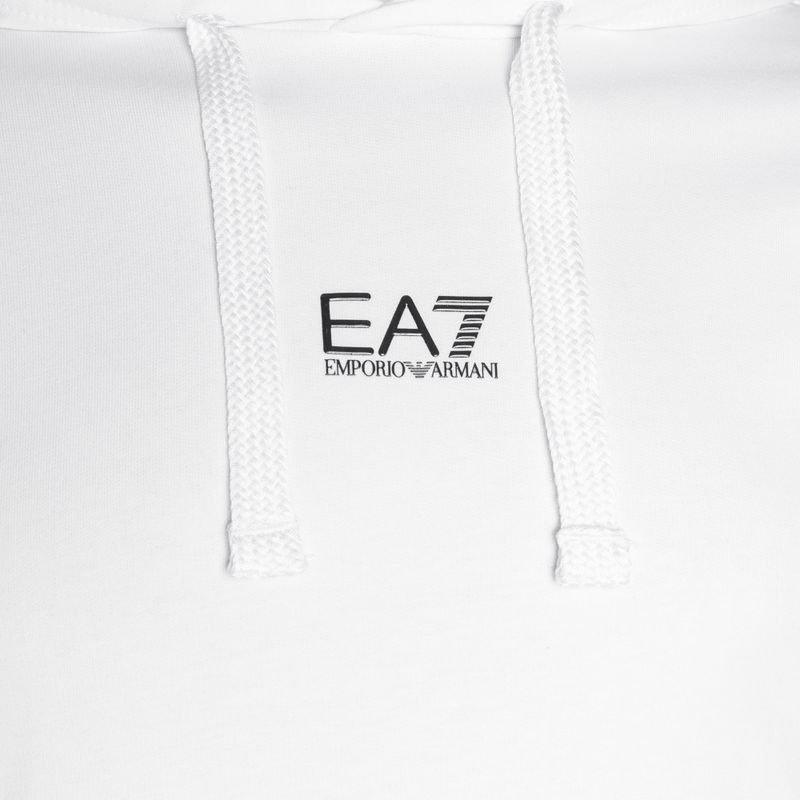 Ανδρική φόρμα EA7 Emporio Armani Train Core ID Hoodie Coft white/black 5