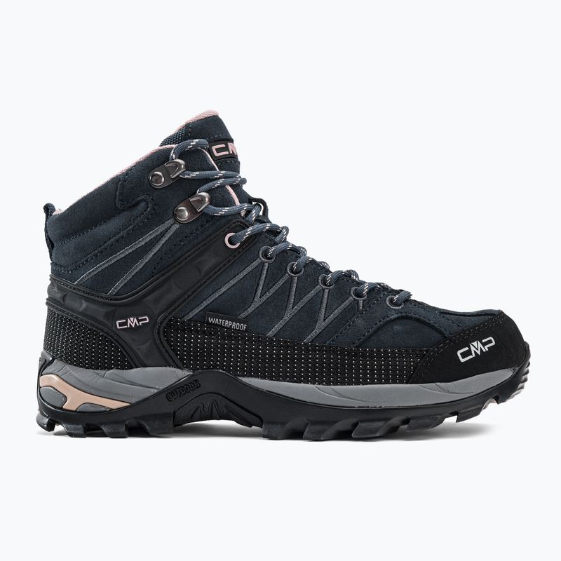 Γυναικείες μπότες πεζοπορίας CMP Rigel Mid navy blue 3Q12946 2