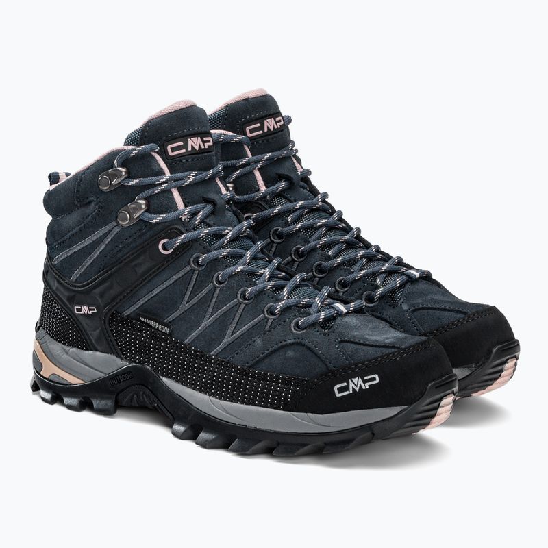 Γυναικείες μπότες πεζοπορίας CMP Rigel Mid navy blue 3Q12946 4