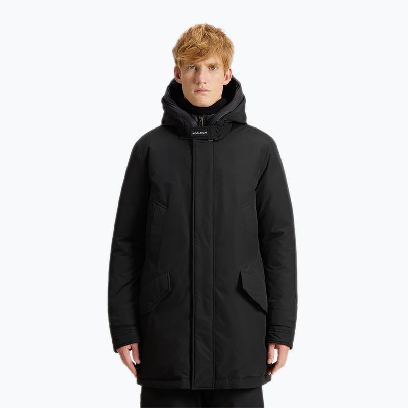 Ανδρικό Woolrich Polar High Collar Parka μαύρο