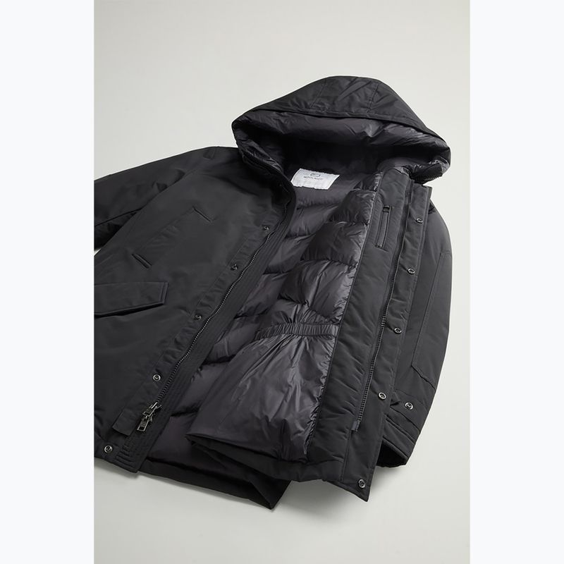 Ανδρικό Woolrich Polar High Collar Parka μαύρο 6