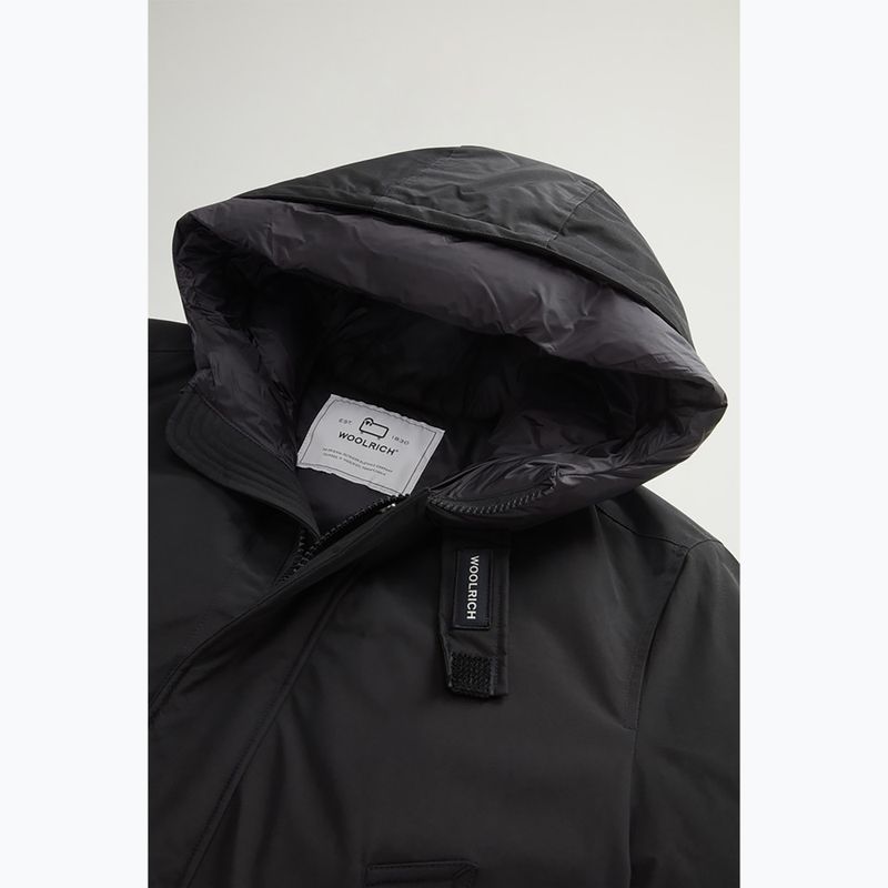 Ανδρικό Woolrich Polar High Collar Parka μαύρο 7