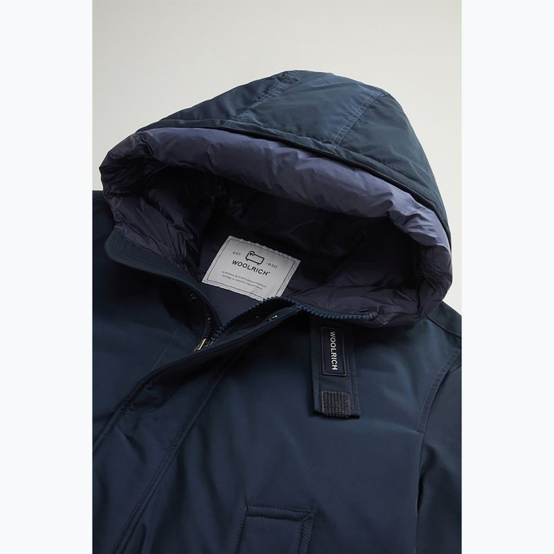 Ανδρικά Woolrich Polar High Collar Parka melton blue 6