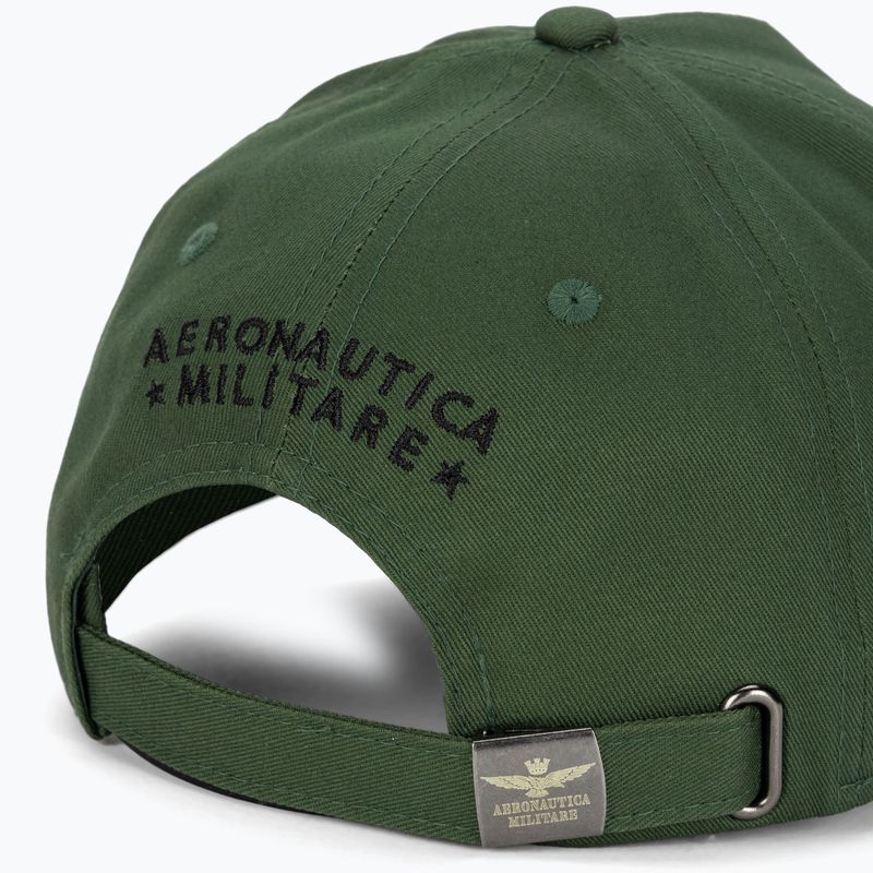 Ανδρικό καπέλο μπέιζμπολ Aeronautica Militare Basic With Metal Eagle seaweed green 4