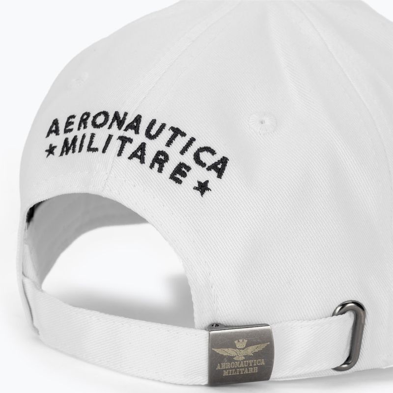 Ανδρικό καπέλο μπέιζμπολ Aeronautica Militare Basic With Metal Eagle off white 4