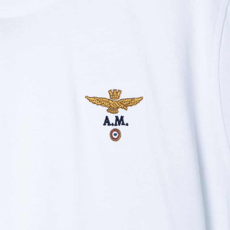 Ανδρική μπλούζα Aeronautica Militare Essential off white 3