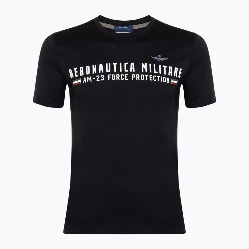 Ανδρική μπλούζα Aeronautica Militare Heritage jet black