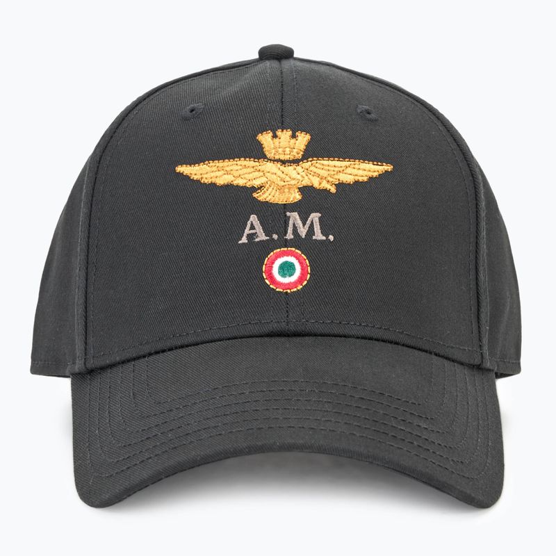 Ανδρικό καπέλο μπέιζμπολ Aeronautica Militare Cotton With Logo jet black 2