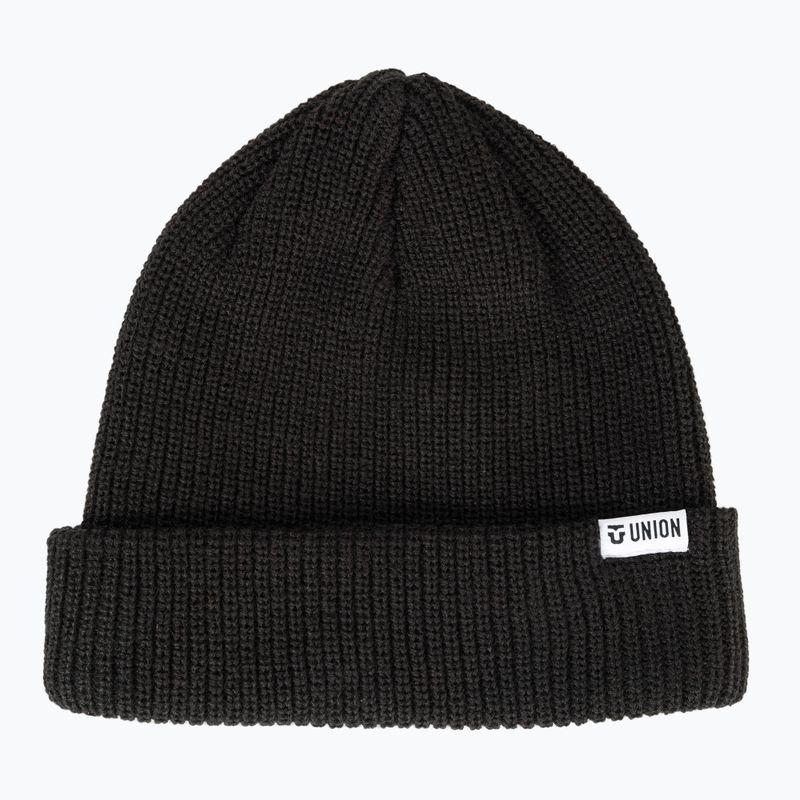 Union Low Cuff Beanie μαύρο