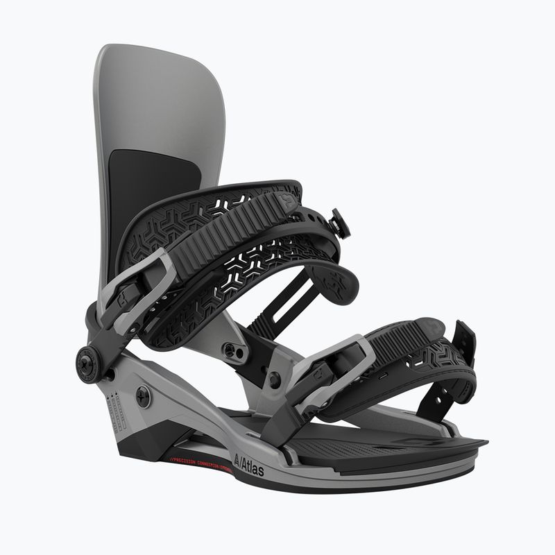 Union Atlas ανδρικά snowboard bindings μεταλλικό ασημί