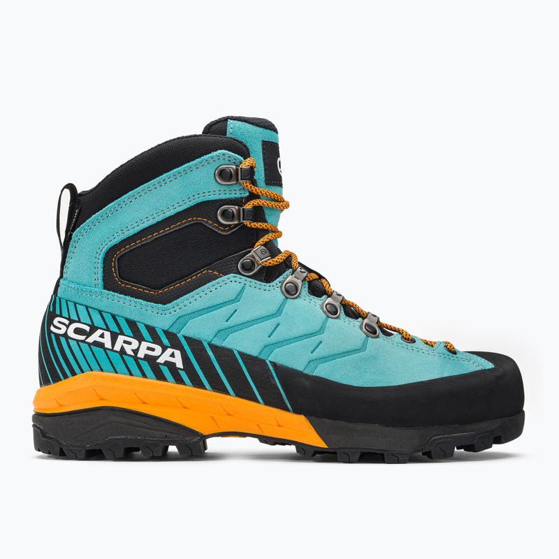 Γυναικείες μπότες πεζοπορίας SCARPA Mescalito TRK GTX τυρκουάζ-μαύρο 61050 2