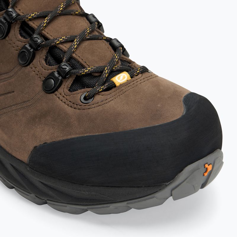 Ανδρικά παπούτσια πεζοπορίας SCARPA Rush TRK Pro GTX volcano/mustard 7