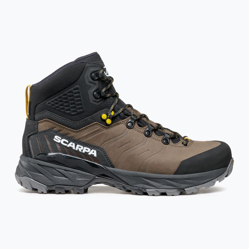 Ανδρικά παπούτσια πεζοπορίας SCARPA Rush TRK Pro GTX volcano/mustard 9