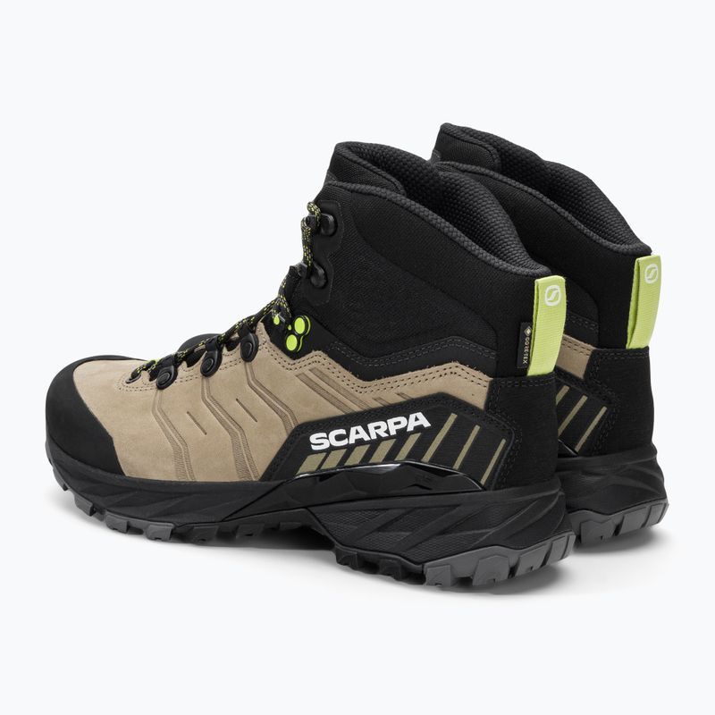 Γυναικείες μπότες πεζοπορίας SCARPA Rush Trk Pro GTX μπεζ/μαύρο 63139 3