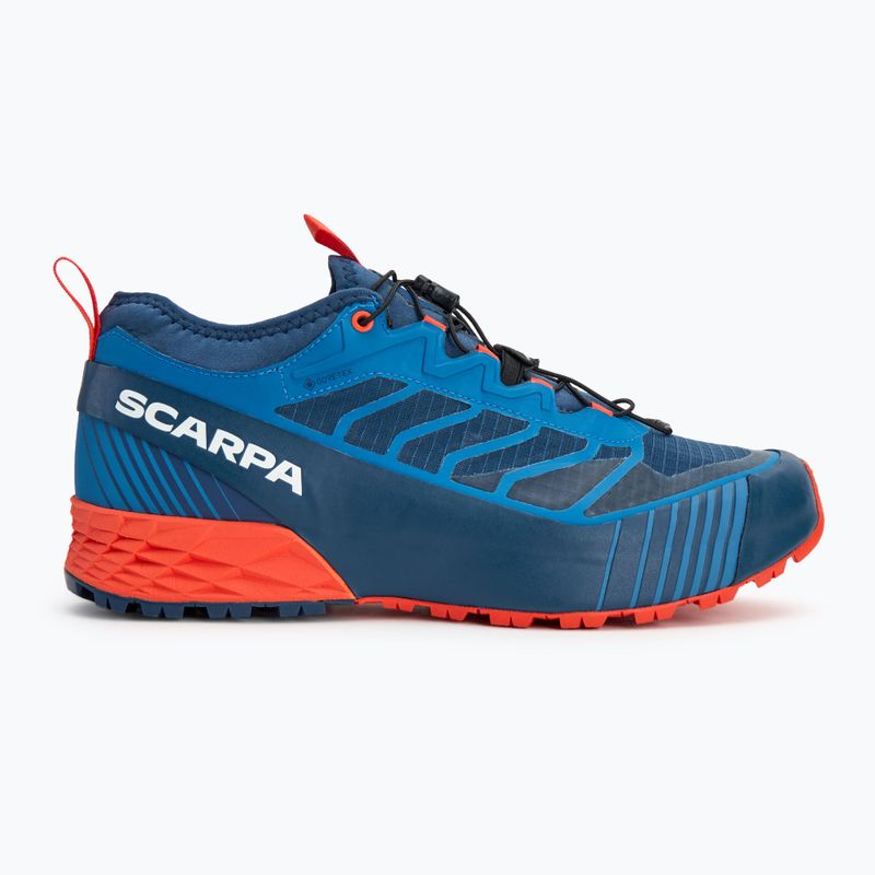 Ανδρικά παπούτσια τρεξίματος SCARPA Ribelle Run GTX blue/spicy orange 2