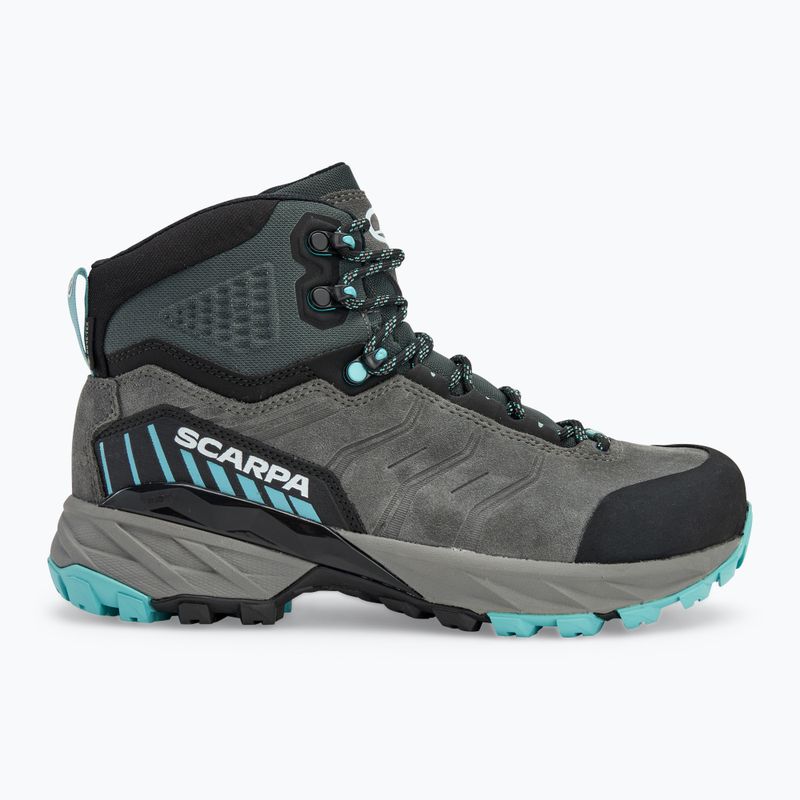 Γυναικεία παπούτσια πεζοπορίας SCARPA Rush TRK GTX midgray/aqua 2