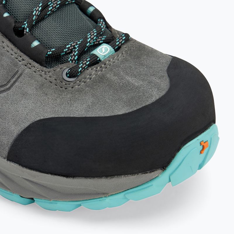 Γυναικεία παπούτσια πεζοπορίας SCARPA Rush TRK GTX midgray/aqua 7