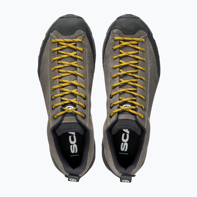 Ανδρικά παπούτσια πεζοπορίας SCARPA Mojito Trail GTX titanium/mustard 12