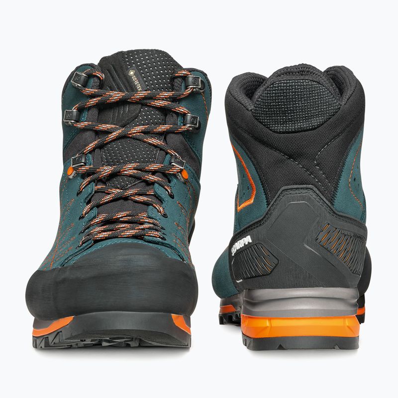 Ανδρικά παπούτσια πρόσβασης SCARPA Zodiac TRK GTX petrol/rust orange 11