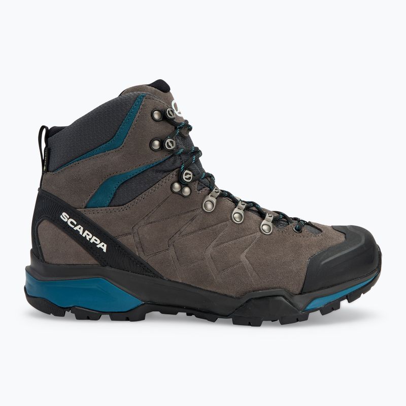 Ανδρικά παπούτσια πεζοπορίας SCARPA ZG Trek GTX titanium/lake blue 2