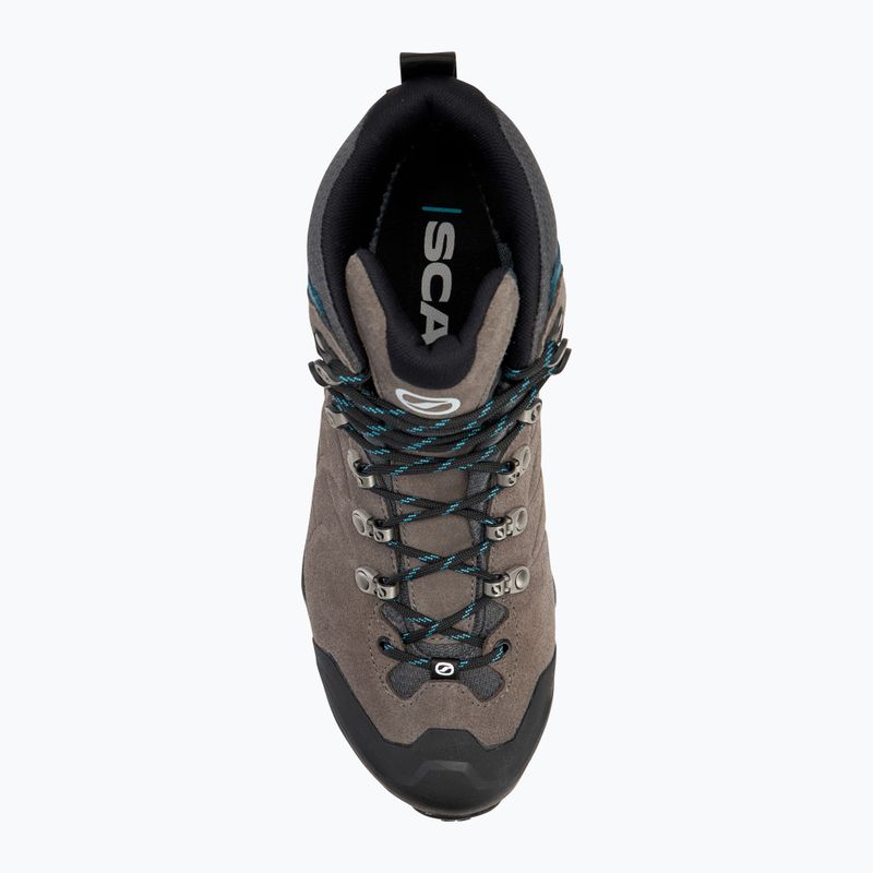 Ανδρικά παπούτσια πεζοπορίας SCARPA ZG Trek GTX titanium/lake blue 5