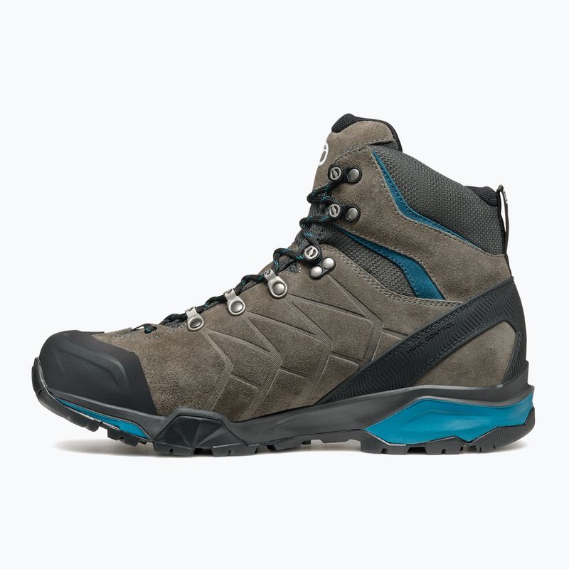 Ανδρικά παπούτσια πεζοπορίας SCARPA ZG Trek GTX titanium/lake blue 10