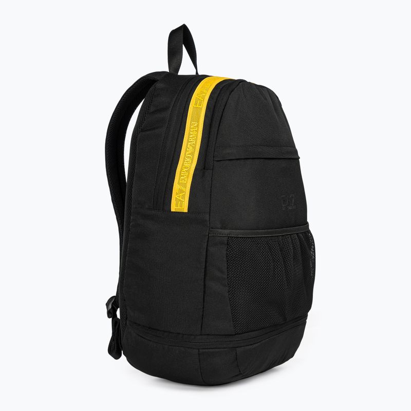 Ανδρικό σακίδιο πλάτης EA7 Emporio Armani Train Logo Tape 25 l black/giallo 2