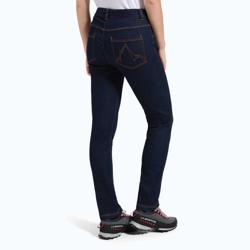 Γυναικείο παντελόνι αναρρίχησης La Sportiva Eldo Jeans jeans/deep sea 2