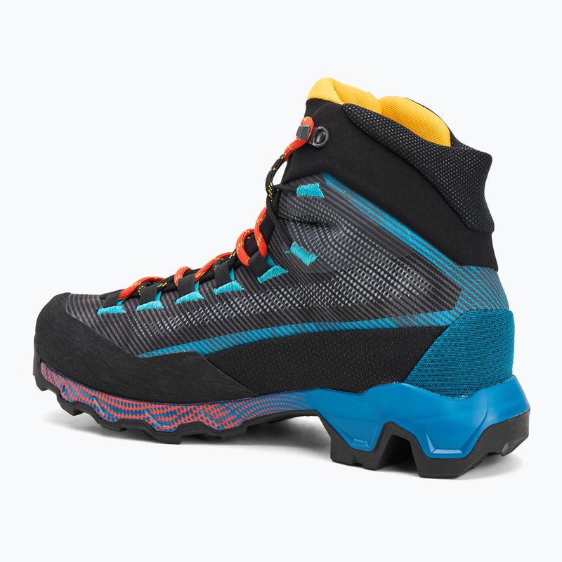 Ανδρικά παπούτσια πεζοπορίας La Sportiva Aequilibrium Hike GTX carbon/tropic blue 3