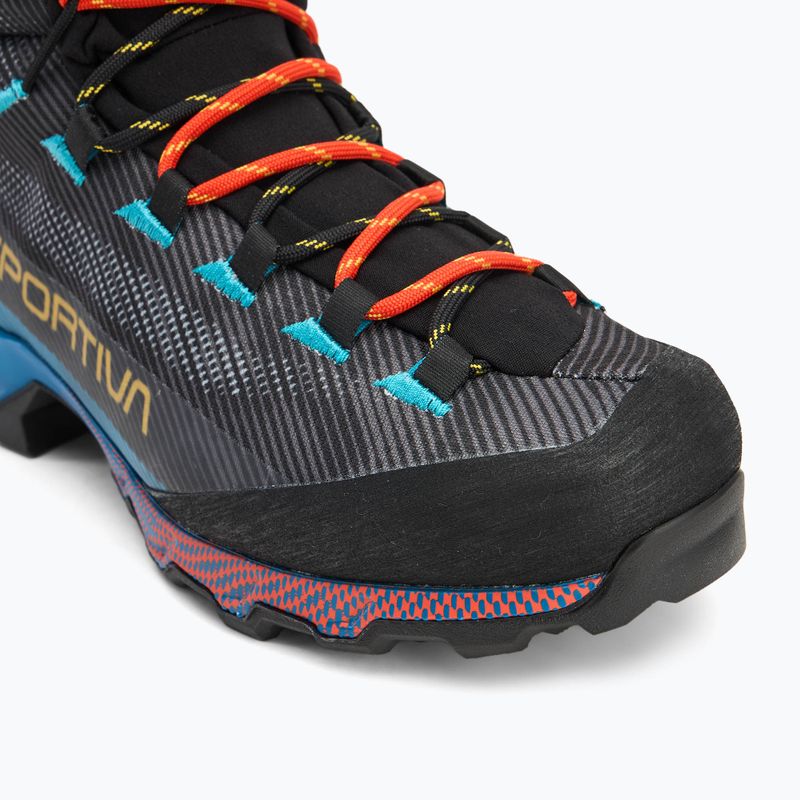 Ανδρικά παπούτσια πεζοπορίας La Sportiva Aequilibrium Hike GTX carbon/tropic blue 7