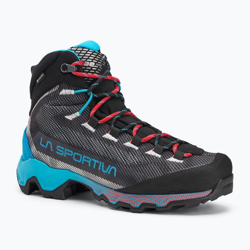 Γυναικεία παπούτσια πεζοπορίας La Sportiva Aequilibrium Hike GTX carbon/malibu blue