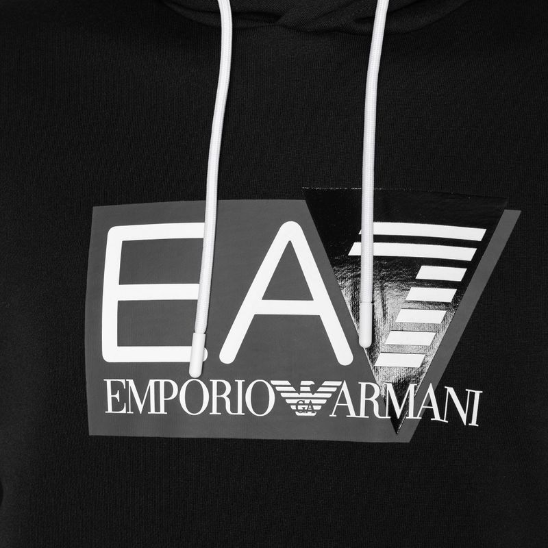 Ανδρικό φούτερ EA7 Emporio Armani Train Visibility Hoodie black 6