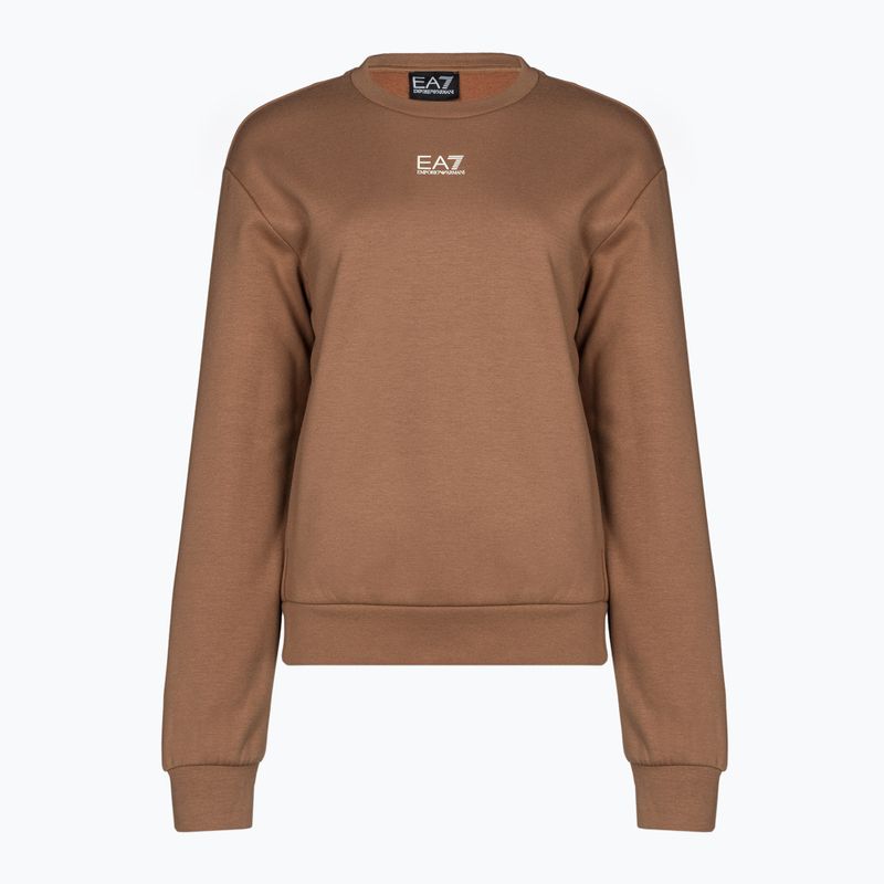 Γυναικείο φούτερ EA7 Emporio Armani Train Logo Series T-Top Essential tan