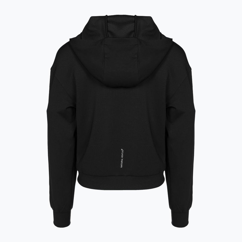 Γυναικείο φούτερ EA7 Emporio Armani Natural Ventus7 Hoodie black 2