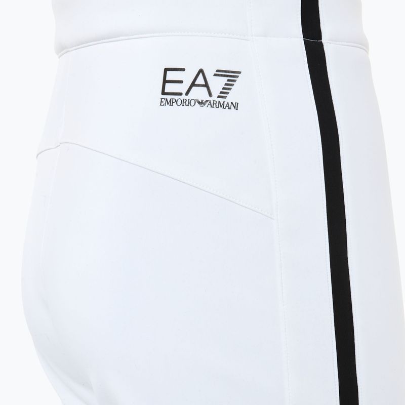 Γυναικείο παντελόνι σκι EA7 Emporio Armani Ski St. Moritz Fashion λευκό 4