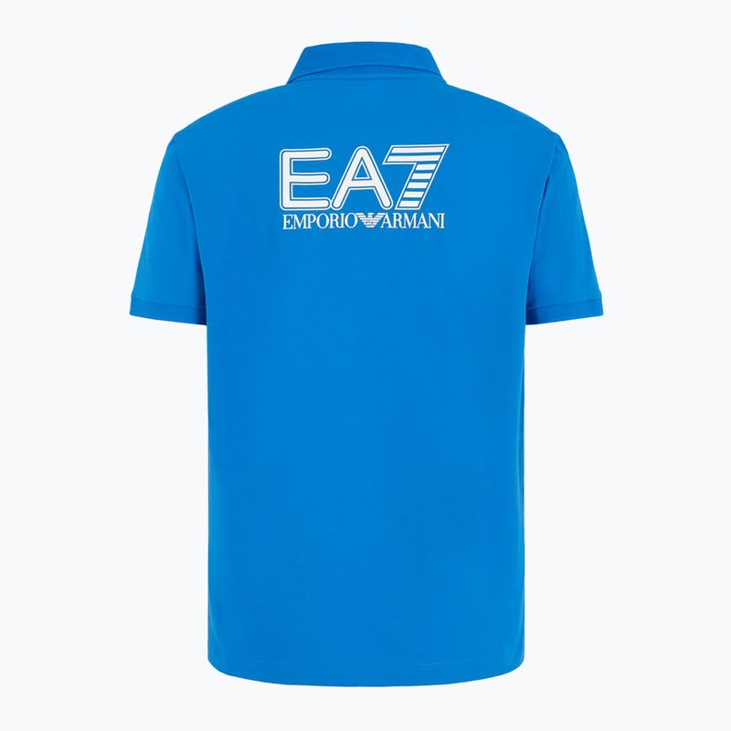 Ανδρικό EA7 Emporio Armani Train Visibility Polo shirt lapis blue 2