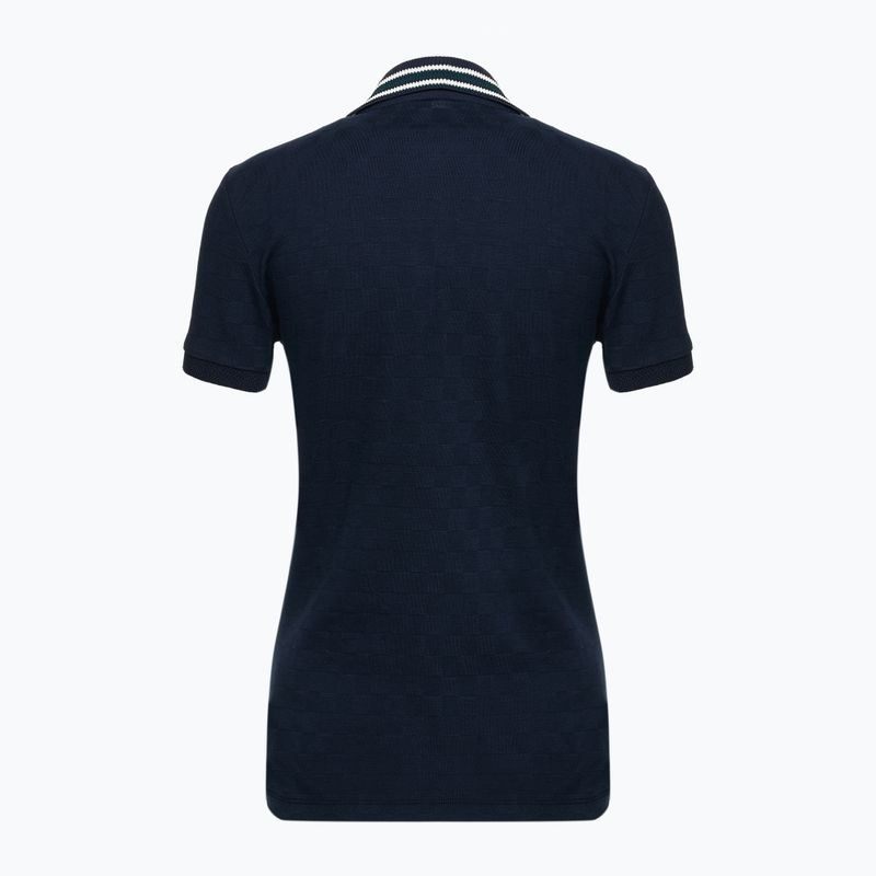 Γυναικείο EA7 Emporio Armani Golf Pro Polo Damier armani μπλε T-shirt 2