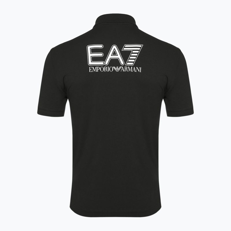 Ανδρικό EA7 Emporio Armani Train Visibility Polo μαύρο 2