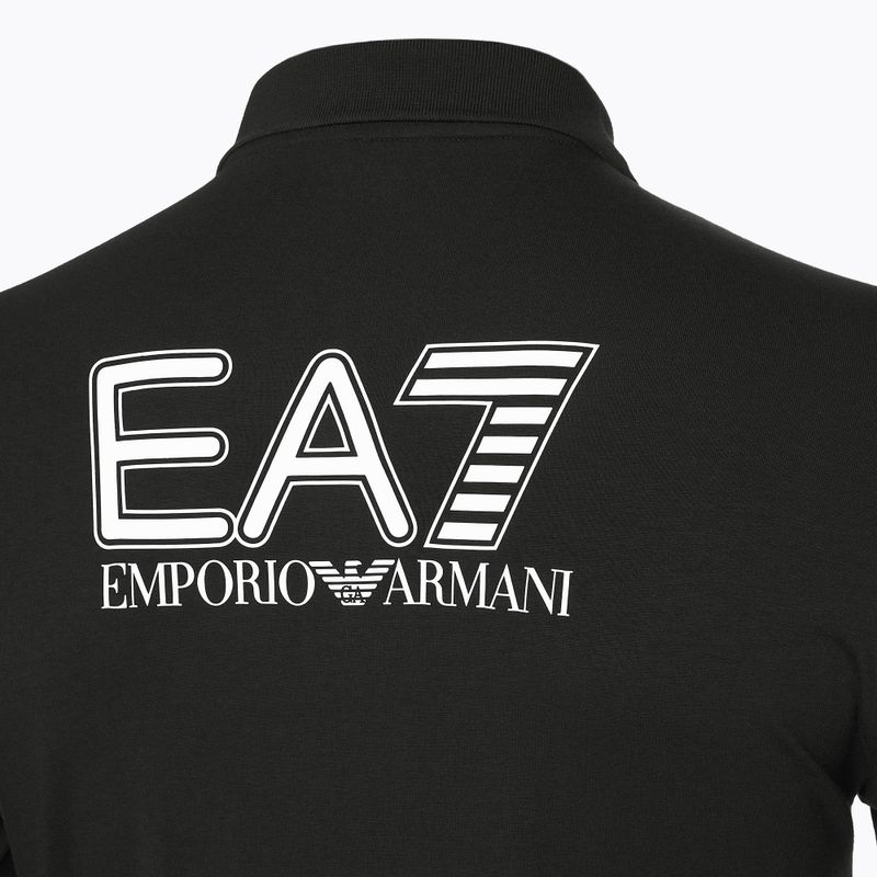 Ανδρικό EA7 Emporio Armani Train Visibility Polo μαύρο 4