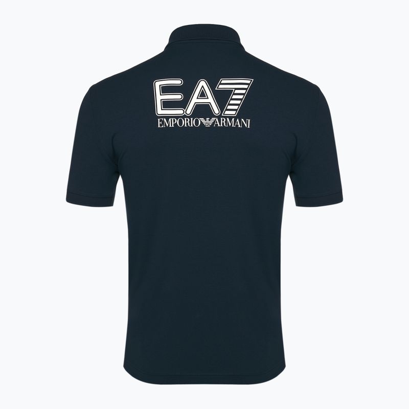 Ανδρικό EA7 Emporio Armani Train Visibility Polo πουκάμισο armani μπλε 2