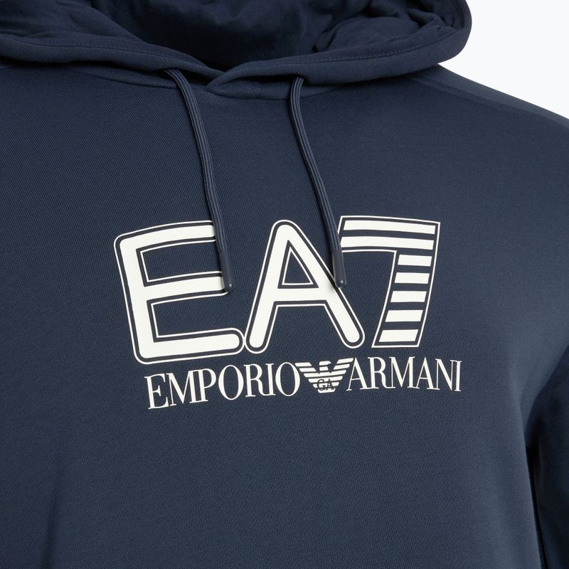 Ανδρικό φούτερ EA7 Emporio Armani Train Visibility φούτερ armani μπλε 3