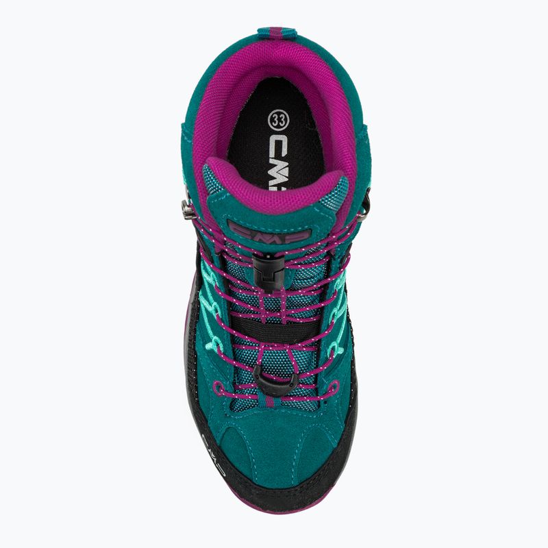 Παιδικά παπούτσια πεζοπορίας CMP Rigel Mid lake/pink fluo 5