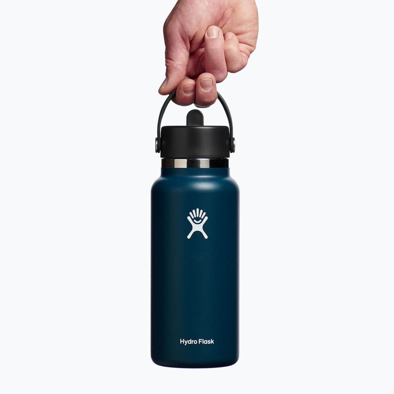 Θερμικό μπουκάλι Hydro Flask Wide Flex Straw 945 ml navy blue W32BFS464 3